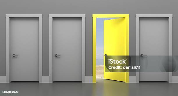 The Door Into Summer Stock Photo - Download Image Now - Door, Variation, Contrasts