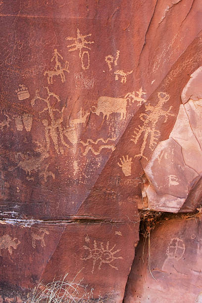 istock Indian petroglyphs, Newspaper Rock State Historic Monument, Utah 506186867