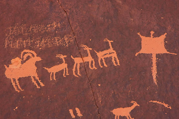 istock Indian petroglyphs, Newspaper Rock State Historic Monument, Utah 506186905