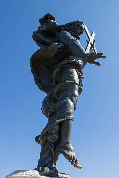 istock statue of jesus redeemer in Sardinia 506187785