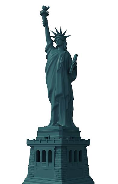 istock Statue of Liberty Isolated 3D 506188757