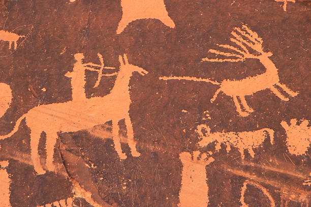 istock Indian petroglyphs, Newspaper Rock State Historic Monument, Utah 506188759