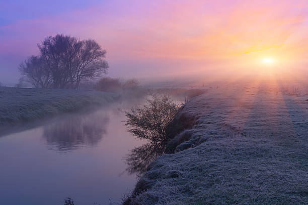istock Colorful dawn on the river 506189271