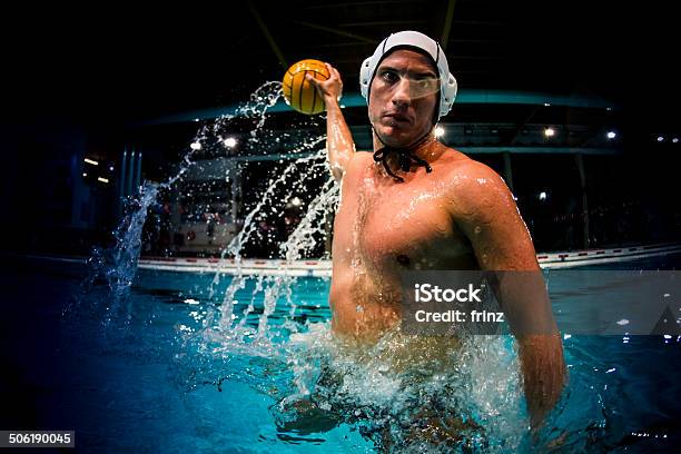 Water Polo Player Stock Photo - Download Image Now - Water Polo, Men, Water
