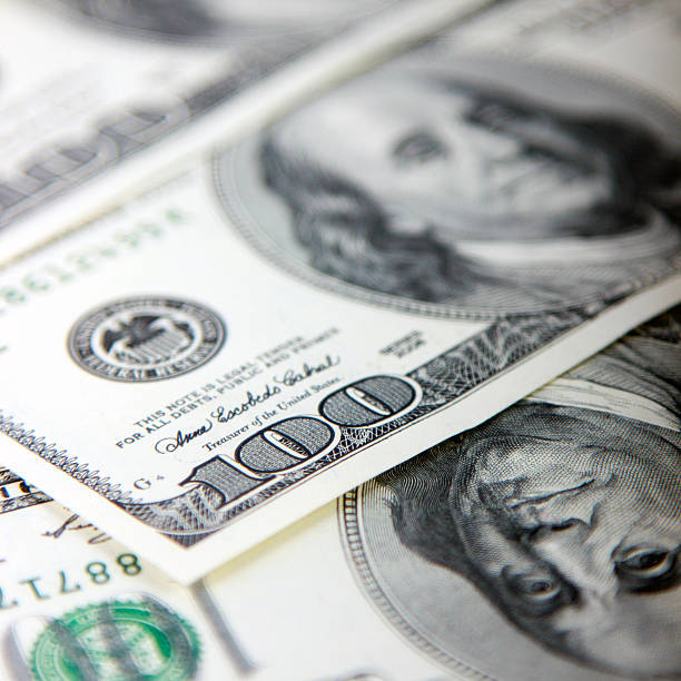 istock Close up of hundred dollar bills 506191111