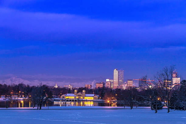 istock Denver Colorado Skyline in Snow Feb 2013 506193283