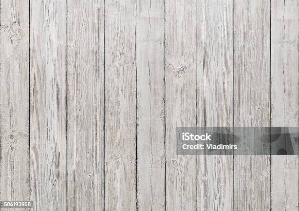 White Wood Planks Background Wooden Texture Floor Wall Textured Stock Photo - Download Image Now