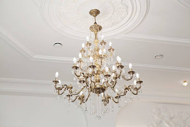 istock Elegant classic chandelier 506195276