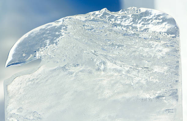istock Glacial block of ice closeup. 506198956