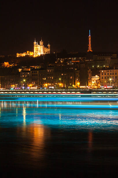 vida noturna em lyon - saint spirit - fotografias e filmes do acervo