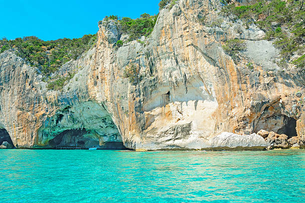 istock cave in Orosei Gulf seen from the sea 506201748