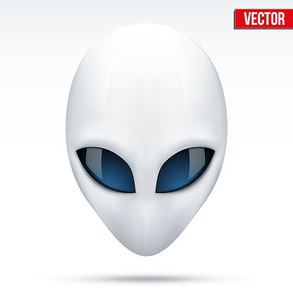 Alien Head Creature From Another World Vector Stock Illustration ...