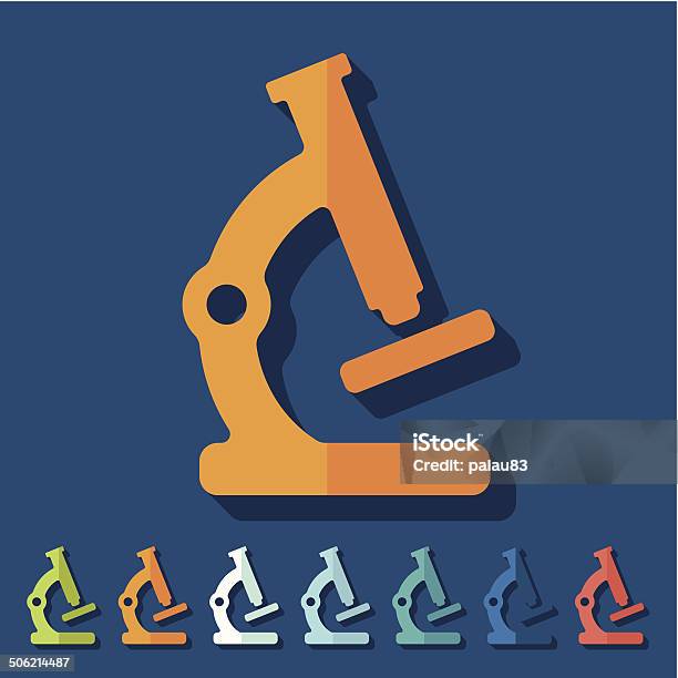 Flat Design Microscope Stock Illustration - Download Image Now ...
