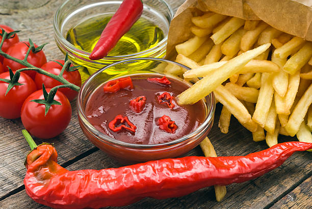 istock French fries with ketchup 506215033