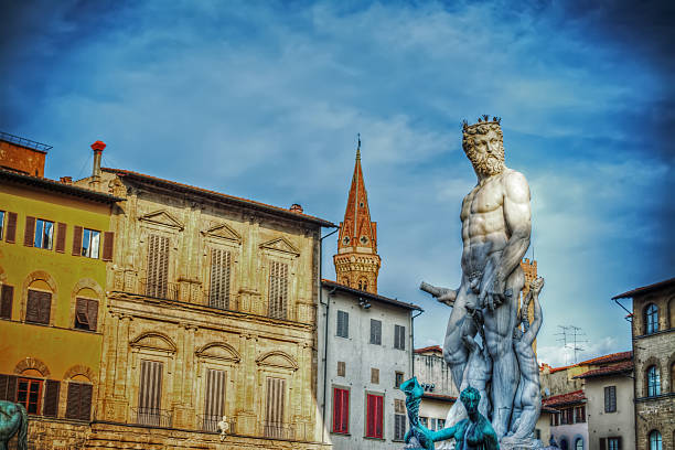 istock front view of Neptune statue in Piazza della Signoria 506218992