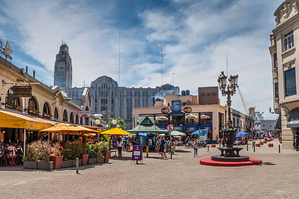 порт рынок-mercado дель-пуэрто-монтевидео уругвай - uruguay стоковые фото и изображения