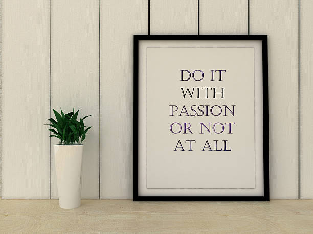 istock Do it with Passion or not at all. Inspirational quotation. 506224452