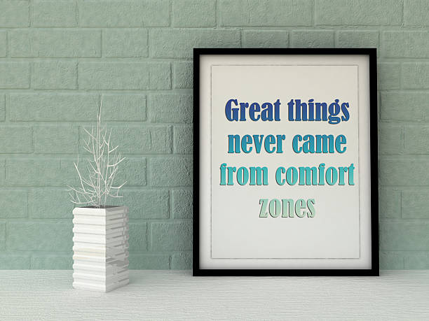 istock Motivation words Great Things never came from comfort zones . 506224558