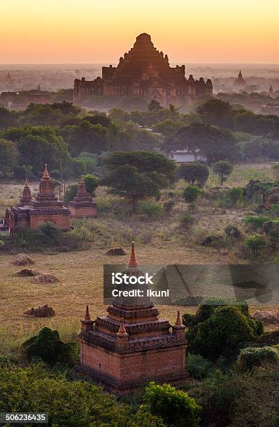 The Temples Of Bagan At Sunrise Mandalaymyanmar Stock Photo - Download Image Now - Ancient, Archaeology, Architecture