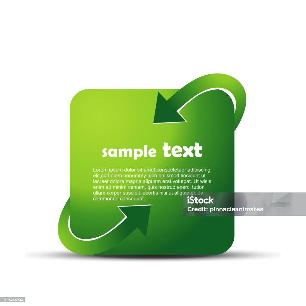 Vector Text Box Arrow Stock Illustration - Download Image Now ...