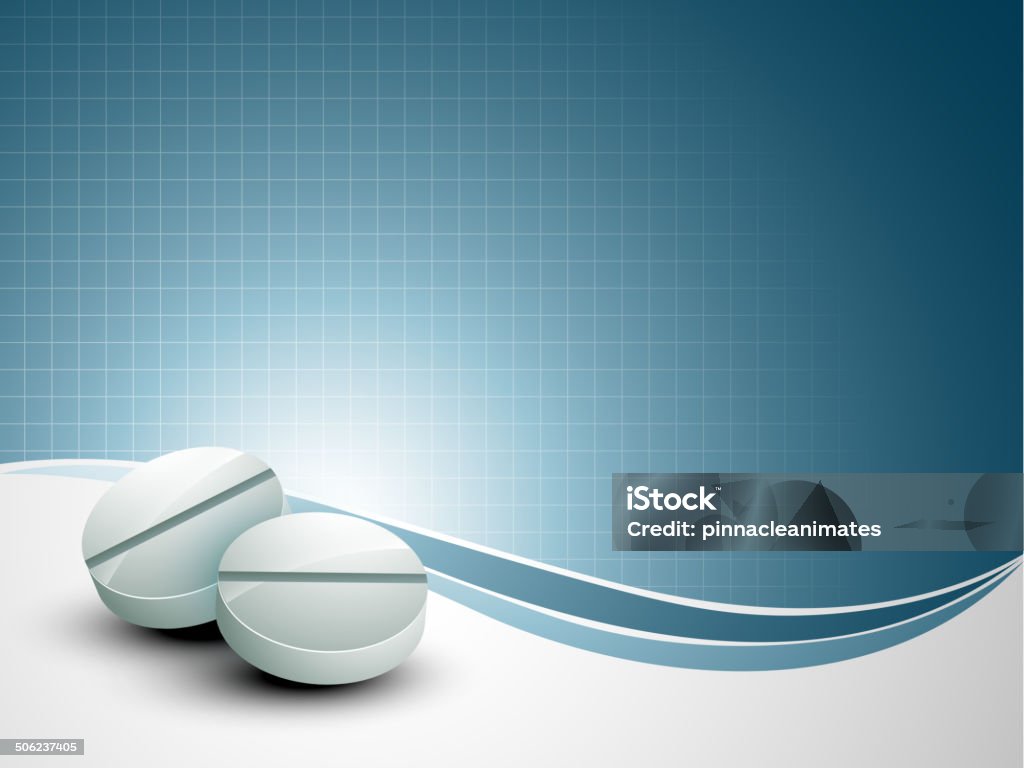 Medizinischen Hintergrund - Lizenzfrei Antibiotikum Vektorgrafik