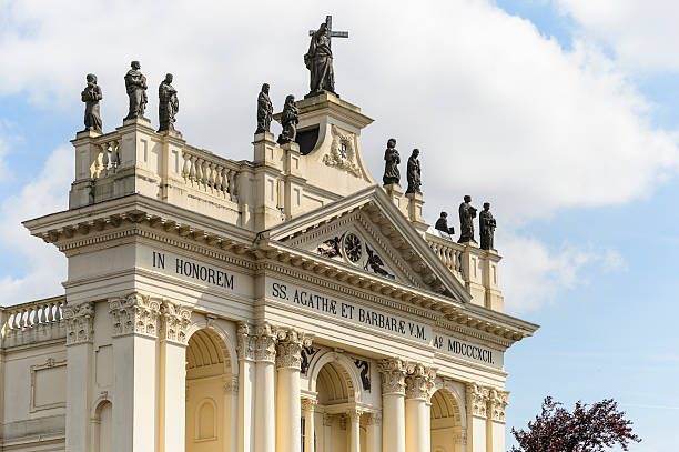 istock Front Basilica  Agatha and Barbara in Oudenbosch 506237505