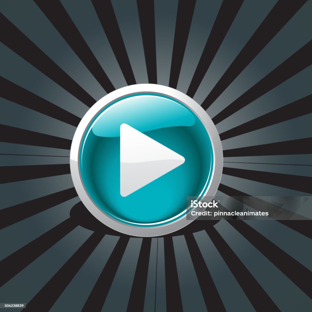 Abstract Play Button Design Stock Illustration - Download Image Now ...