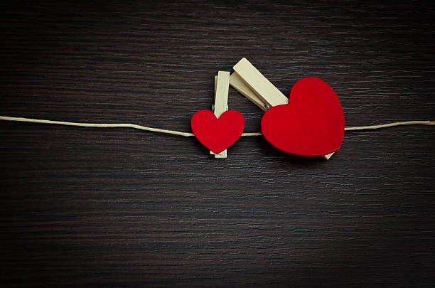istock Red hearts hanging on the clothesline 506239816