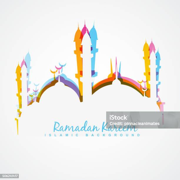 Ramadan Kareem Illustration Stock Illustration - Download Image Now - Abstract, Allah, Celebration