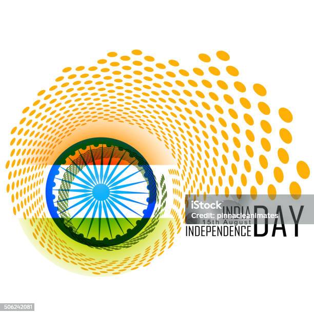 Colorful Indian Flag Design Stock Illustration - Download Image Now - 25-29 Years, Abstract, Asia