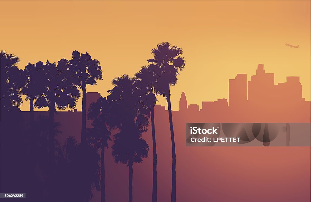 Los Angeles-Vector - Royalty-free Cidade de Los Angeles arte vetorial