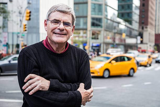 istock Senior man portrait in New York City 506242524