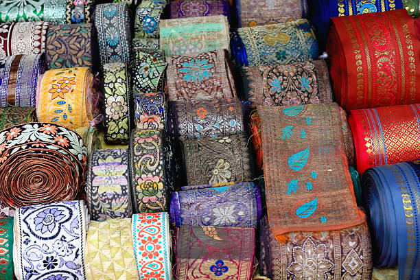 istock Satin ribbons for sewing. Kathmandu-Nepal. 2038 506244034