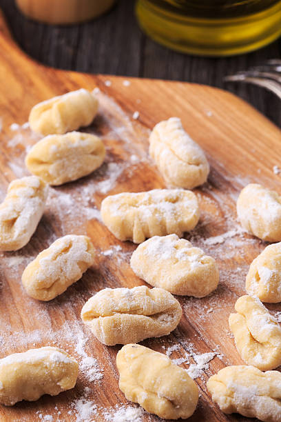 istock Uncooked homemade potato gnocchi. 506244146