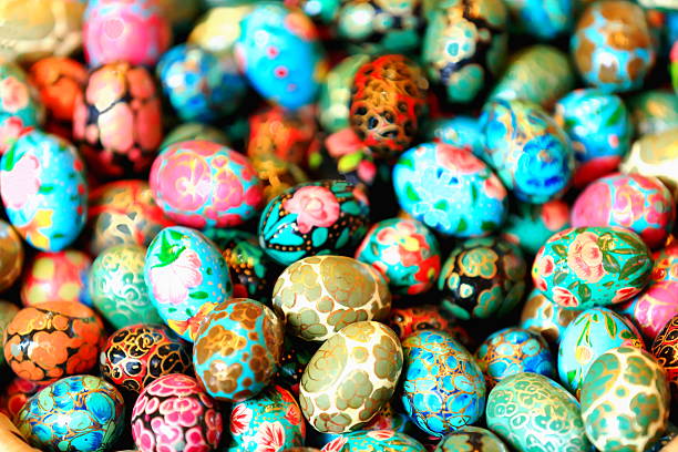 istock Colorist hand painted Easter eggs. Kathmandu-Nepal. 2039 506244920