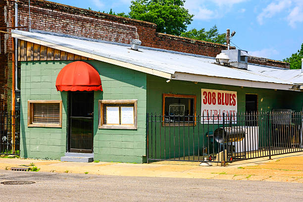 308 blues club cafe in indianola, ms - cajun food stock-fotos und bilder