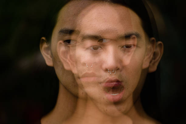 istock Multiple exposure of Asian man 506249266