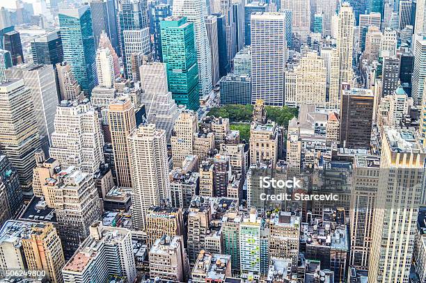 New York City Manhattan Cityscape Stock Photo - Download Image Now - Aerial View, Architecture, Art Museum