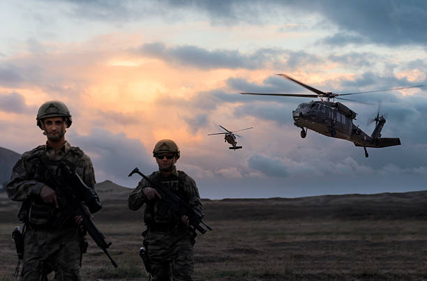 istock Military Mission at dusk 506253240