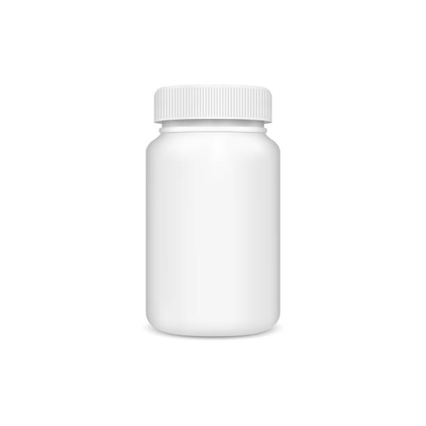 プラスチック製の瓶、ふた - capsule vitamin pill white background healthcare and medicine点のイラスト素材／クリップアート素材／マンガ素材／アイコン素材
