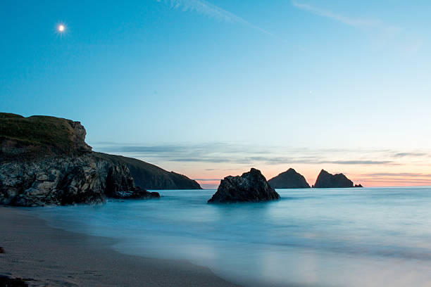 Holywell bay near Newquay in Cornwall