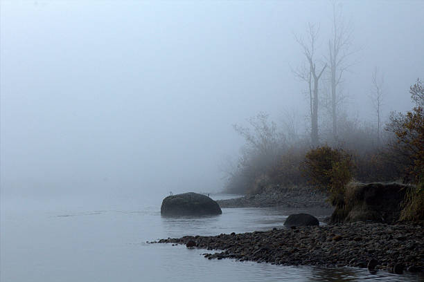 istock Misty morning in Stave River, Ruskin BC 506286918