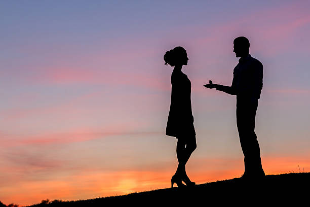 istock Guy gives a ring for the girl. 506288230