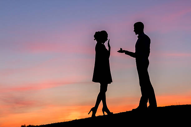 istock Guy invites a girl to marry. 506288250