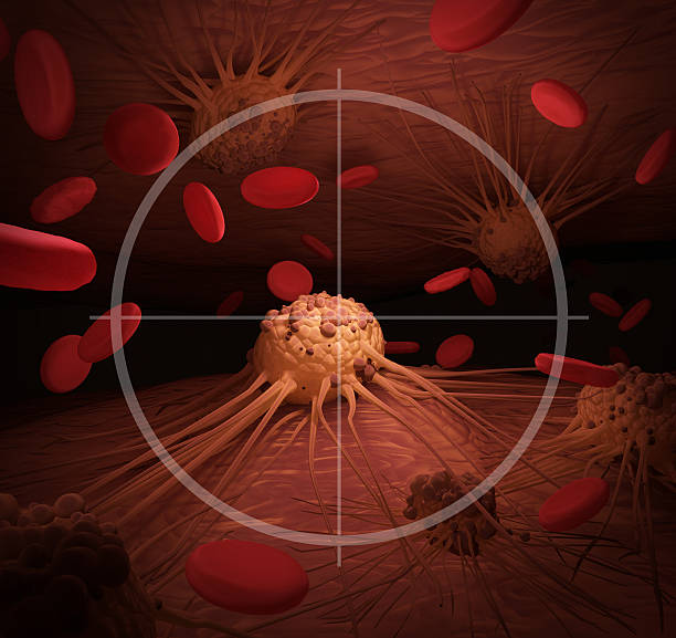 Targeting Cancer stock photo