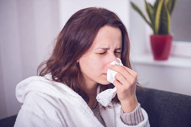 istock Woman with the flu 506292094