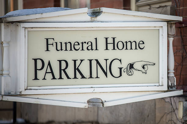 istock funeral home parking sign 506292304