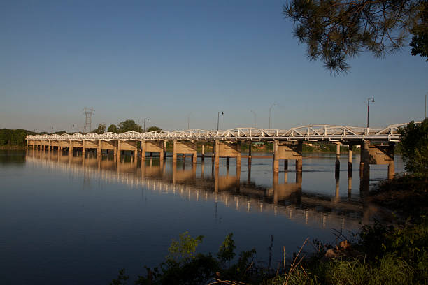 istock Bridge on the Arkansas River at Dusk One 506293808