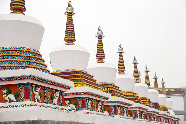 istock pagodas at Kumbum Monastery, Tibetan Buddhist monastery 506294232