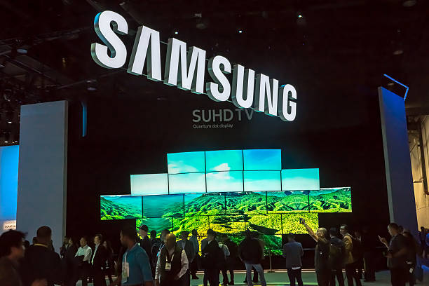 ces 2016 ausstellung - samsung group fotos stock-fotos und bilder